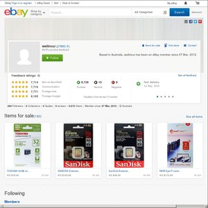 eBay Australia weilincui
