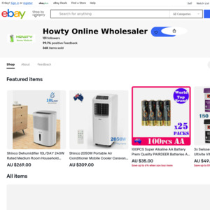 eBay Australia howty.wholesale