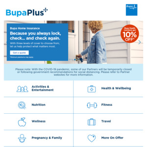 bupa new balance discount code