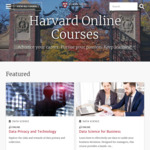 Harvard Online Courses