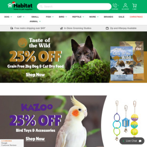 Habitat Pet Supplies Deals Coupons Vouchers OzBargain