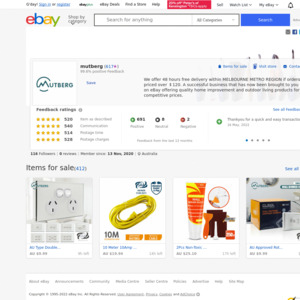 eBay Australia mutberg