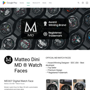 Matteo Dini MD Watch Faces