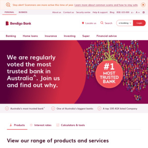 Bendigo Bank - Ready Credit Card - 0% Interest (for 18 Months - Expired ...