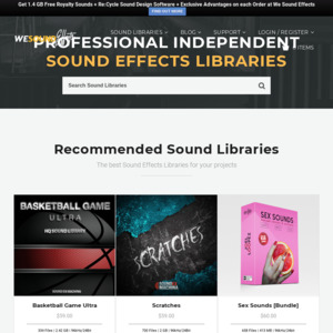 We Sound Effects launches free 25GB+ SFX library