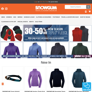 Snowgum clothing on sale