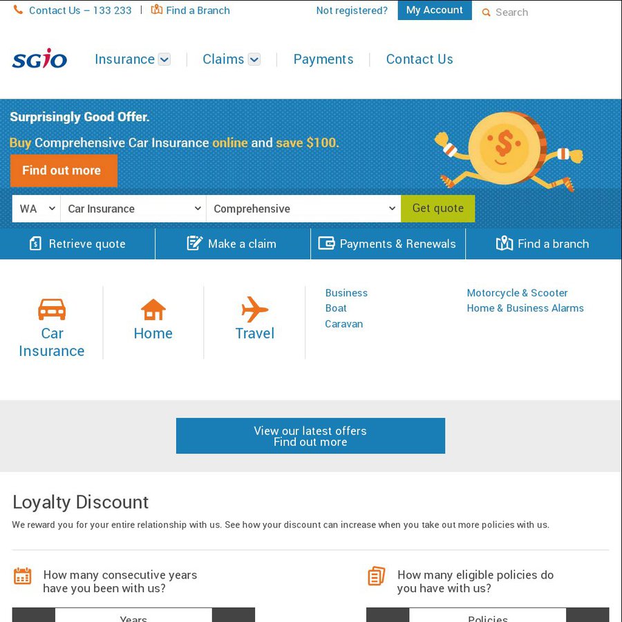 Sgio Car Insurance Quote Wa