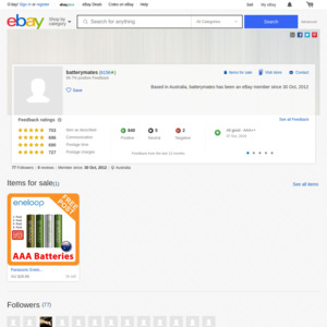eBay Australia batterymates