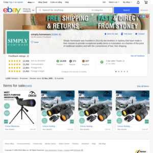 eBay Australia simply.homeware