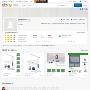 eBay Australia googlehome