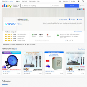 eBay Australia aclinker