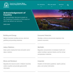 Department of Energy, Mines, Industry Regulation and Safety, Government of Western Australia