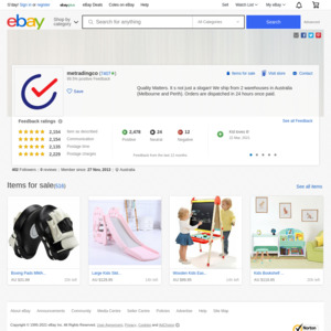 eBay Australia metradingco