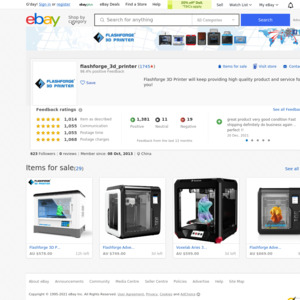 eBay Australia flashforge_3d_printer