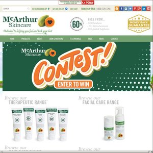 mcarthurskincare.com