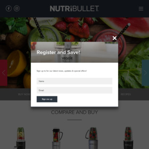 Nutribullet coupon code for website