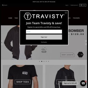 Travisty Men's Clothing