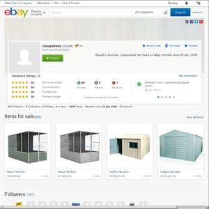 eBay Australia cheapsheds