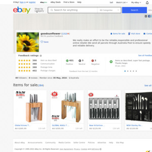 eBay Australia goodsunflower