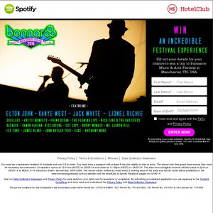 bonnaroogiveaway.com.au