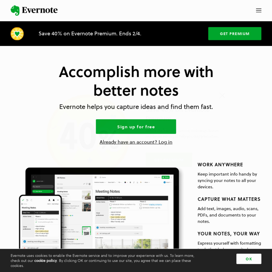 what is evernote v 53
