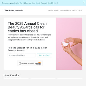 cleanbeautyawards.com