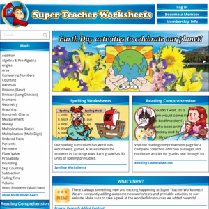 Super Teacher Worksheets