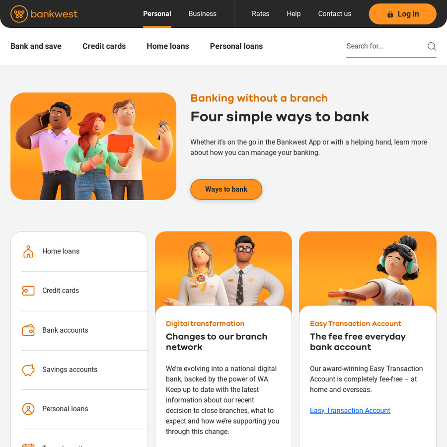 Bankwest shop personal loan