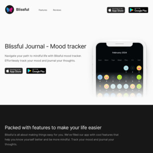 Blissful Journal - Mood tracker