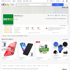 eBay Australia petoz-store