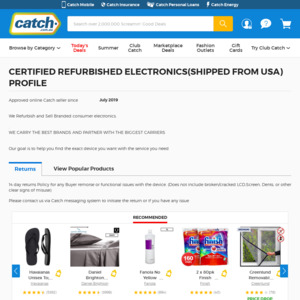 Certified Refurbished Electronics