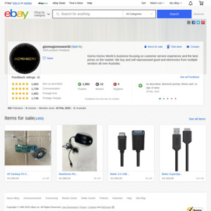 eBay Australia gizmogizmoworld
