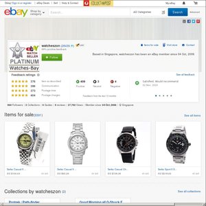 eBay Australia watcheszon