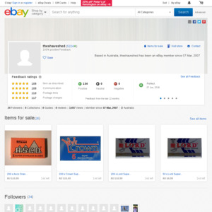 eBay Australia theshaveshed