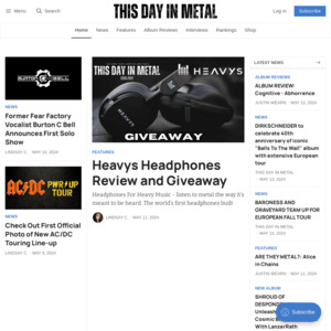 thisdayinmetal.com