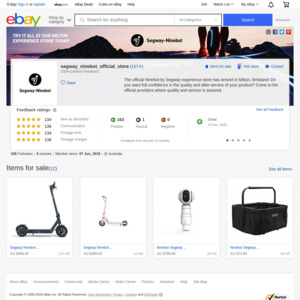 eBay Australia segway_ninebot_official_store