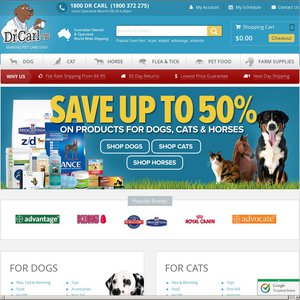 5 off Your Purchase at Drcarl .au Pet Supplies OzBargain