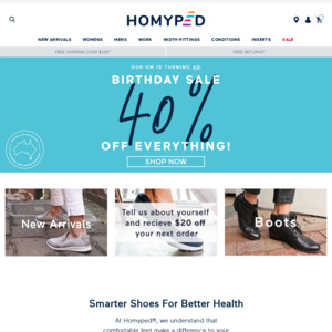 HOMY PED Shoes 50% off entire range 