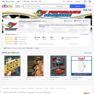 eBay Australia performancewarehouse17mon