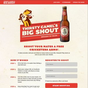 Thirsty Camel's The Big Shout