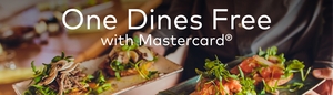 One Dines Free with Mastercard