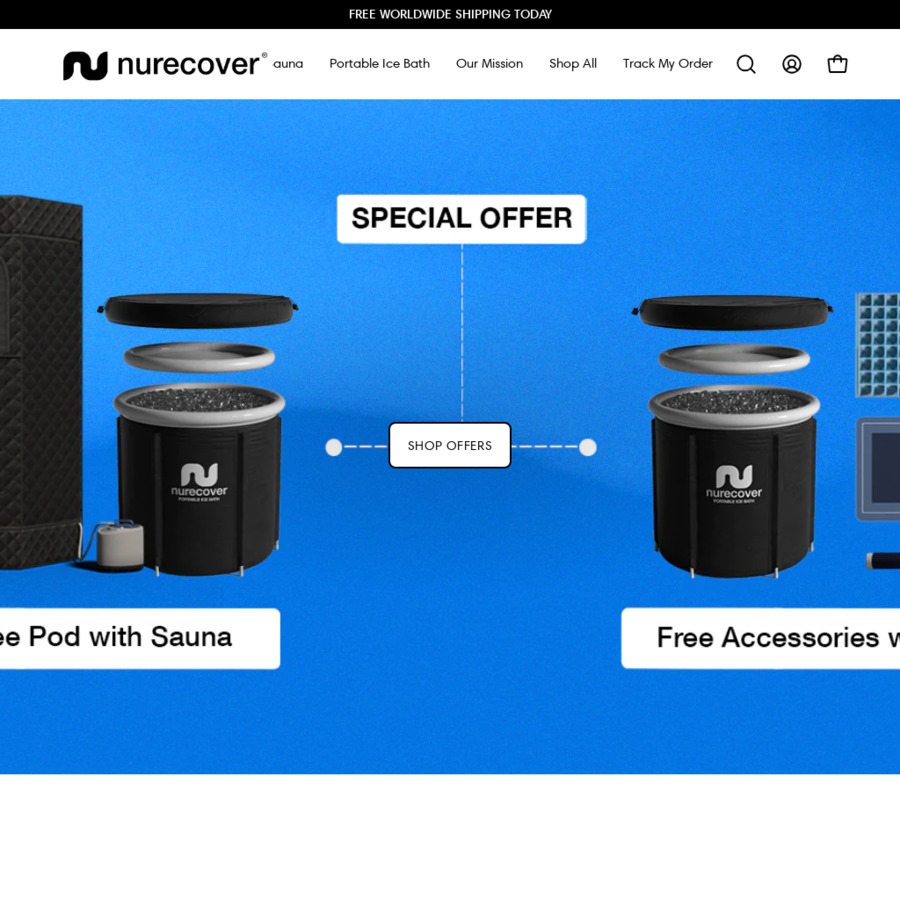 nurecover Pod® - Portable Ice Bath