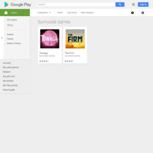 Google Play Sunnyside Games