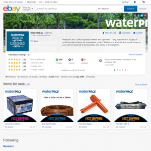 eBay Australia waterproau