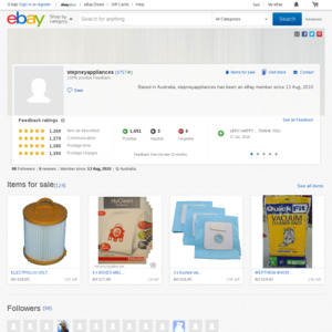 eBay Australia stepneyappliances