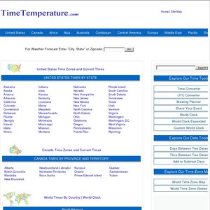 timetemperature.com