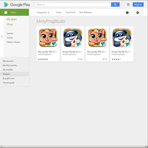 Google Play MintyFrogStudio