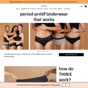 Thinx Period-Proof Underwear