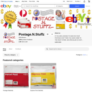 eBay Australia postage.n.stuff