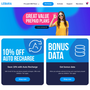 Lebara Mobile Deals Coupons And Vouchers Ozbargain